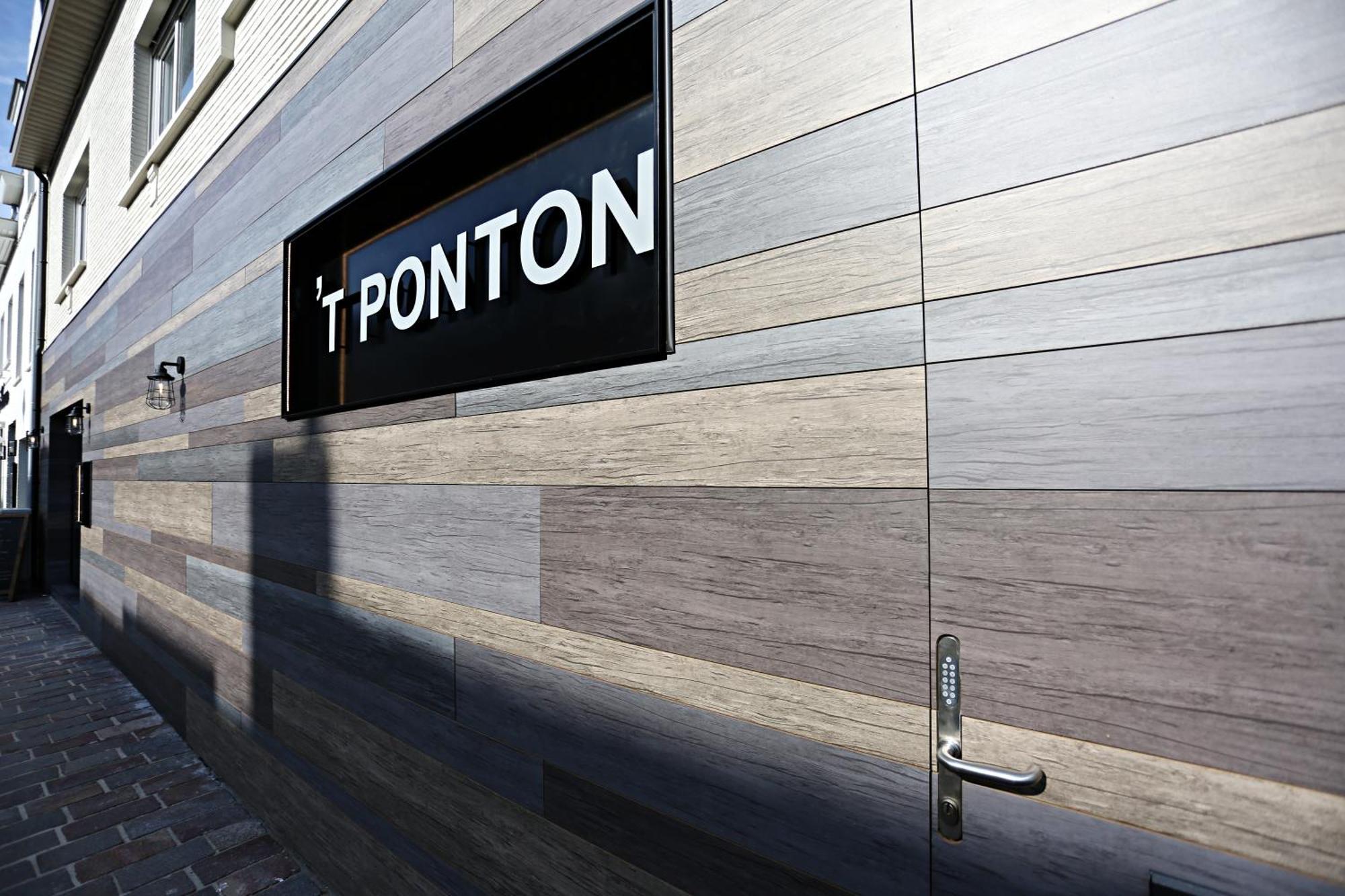 'T Ponton Panzió Nieuwpoort Kültér fotó